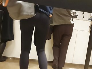 amazing turkish teen ass in tights